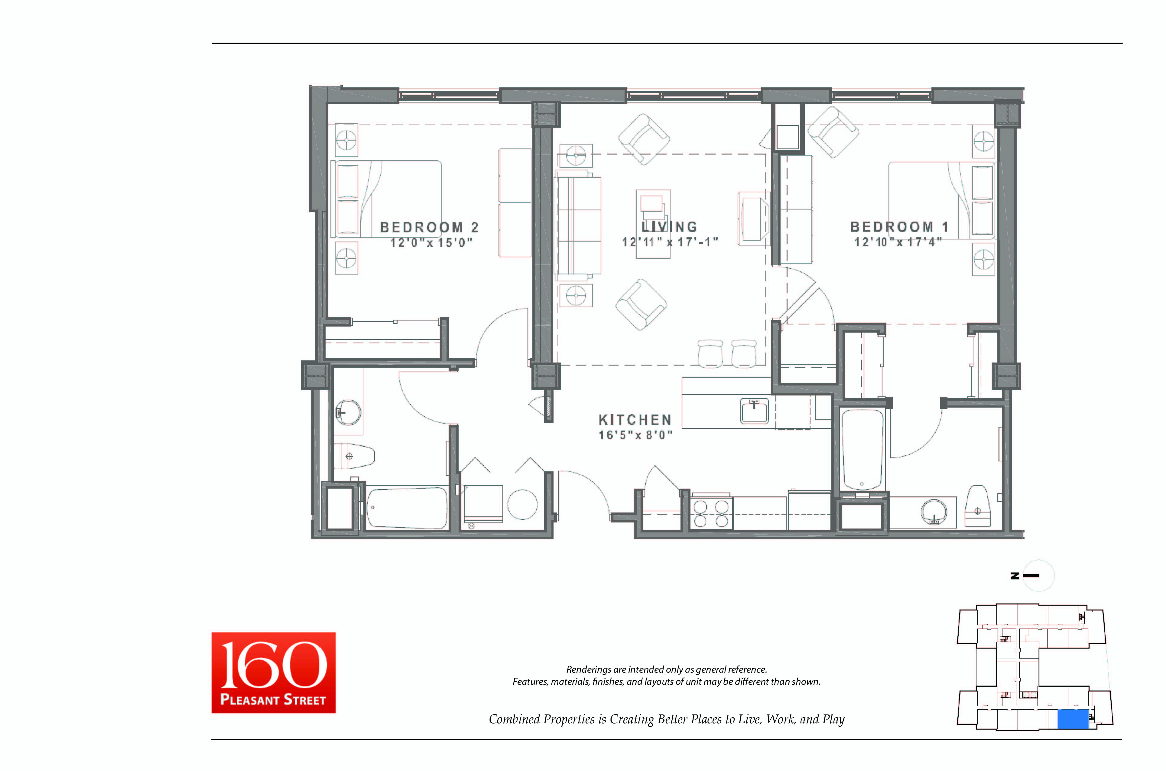 Malden - 2 Beds, 2 Baths - Image 35